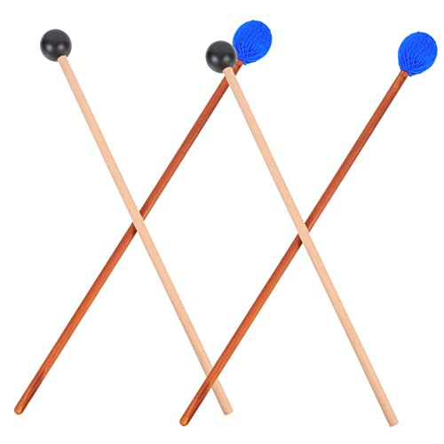 SUPVOX 2 Pares Marimba Marreta Instrumentos De Brinquedo Brinquedo Xilofone Glockenspiel Xilofone Ma