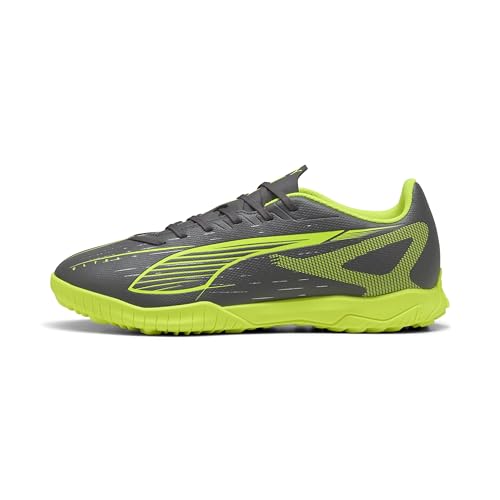 Puma Ultra 5 Play TT, Unisex Fussballschuh, Matte Aged Silver-Yellow ALERT-Puma Aged Silver, – Ansicht 4