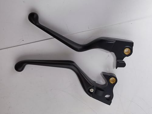 Image of Brake Clutch Lever Set Compatible with Harley 2014-2016 FLHR FLHRC,2008-2013 Touring and Trike Models Road King Electra Glide Electra Glide Road Glide ...