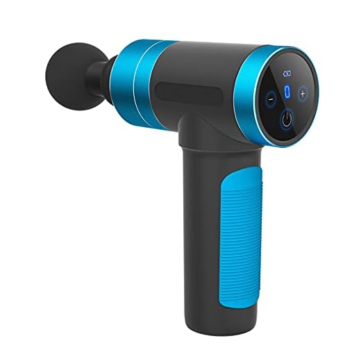 Massage Gun, Cordless Rechargeable Deep Tissue Massager Portable Massage Device Massage Body with 4 Massage Head