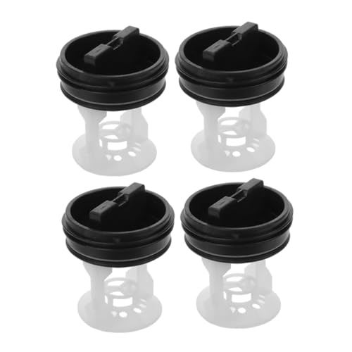 SEWACC 4piezas Accesorios Para Lavadoras Filtro De Lavadora De Plástico Para Desagüe De Tapón De Desagüe Para Bomba De Drenaje De