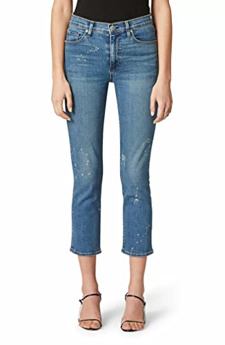 HUDSON Women's Barbara High Rise, Cropped, Straight Leg Jean
