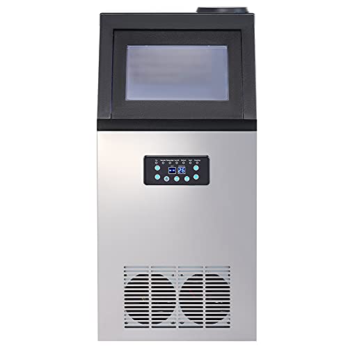 CREWORKS Commercial Ice Machine, 72.5kg/24h 45 Ice...