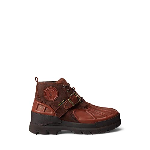 Image of POLO RALPH LAUREN Men's Suede Leather-Oslo Low mid Cut Boot Fashion
