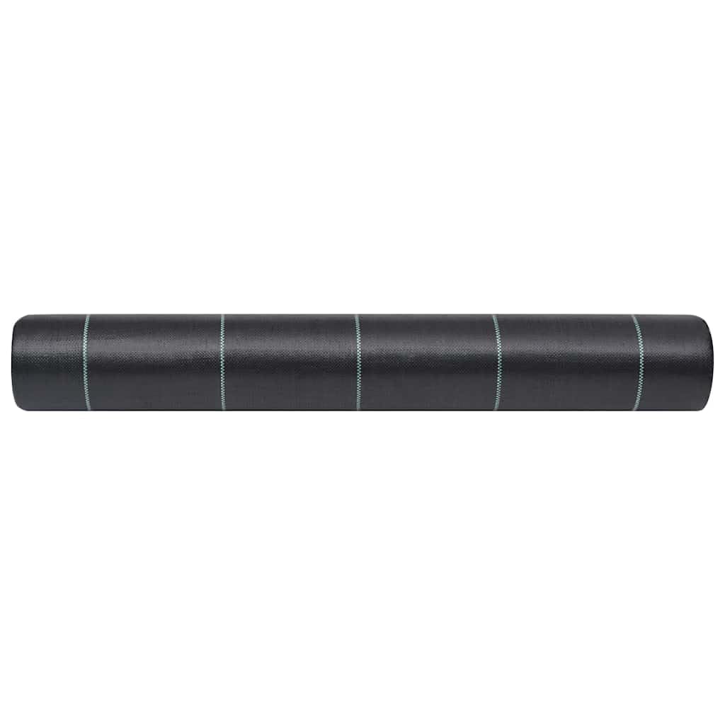 Toile de paillage Noir 2x50 m en polypropylène stabilisé UV pour Jardin pelouse terrasse Drainage Protection Contre Mauvaises Herbes et Erosion
