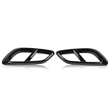 1 Paar Auspuffendrohr-Abdeckungen (Links/rechts) für Mercedes- CLE-Klasse Coupé C236 AMG-Line (Glänzendes Schwarz)