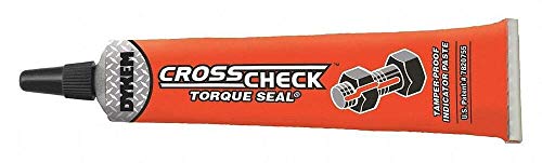 Cross Check Torque Seal Tamperproof Indicator Paste, Orange, 1 oz Compatible With Dykem 83314