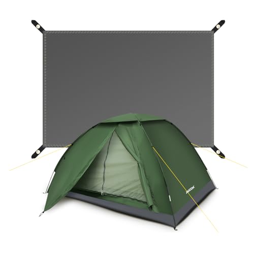 Carpa de camping para 1 persona impermeable PU 3000mm miniatura 1