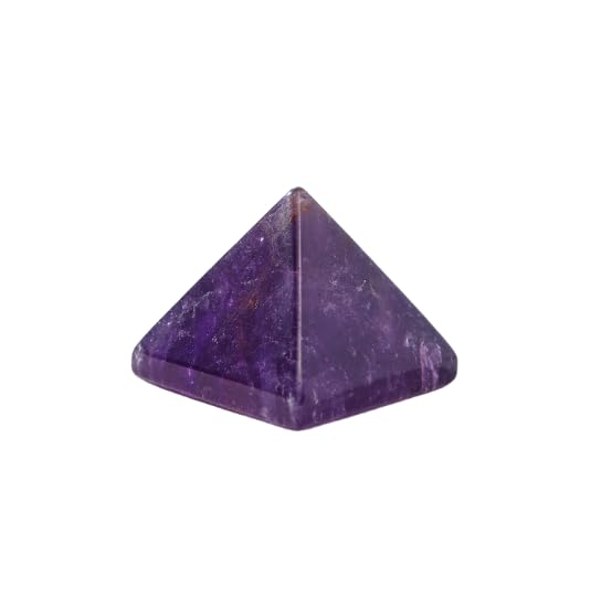 Namzi 2 Pieces of Natural Crystal Stone Pyramid feng Shui Tower Seven Star Array Ornament Desktop 2cm Purple Crystal Stone Decoration Ornament