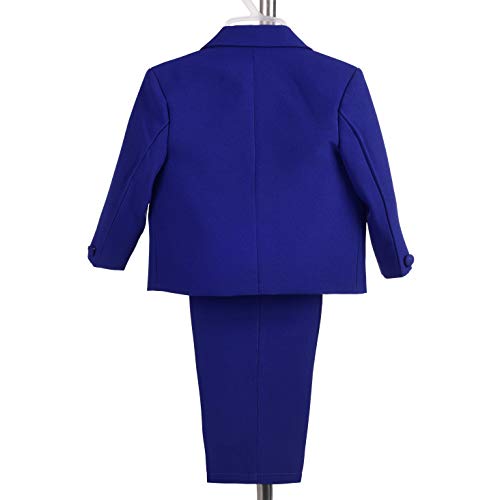 Lito Angels Baby Boys' Formal Tuxedo Suits Wedding Christening Outfits No Tail 5 Piece Set 0222