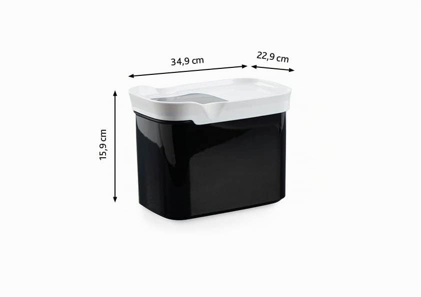 Emsa Optima Trockenvorratsdose 1 Liter, rechteckig, Hochformat – Ansicht 2