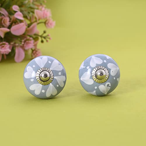 12 Pcs Anitque Ceramic Cupboard Cabinet Door Knobs Mix Multicolor Hand Painted Knobs Vintage Ceramic Cabinet Drawer Pull Door Knobs Drawer And Kitchen Furniture Set Floral Knobs By United Creation #TOP2