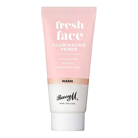 Barry M Cosmetics Fresh Face Makeup Primer Base With Gold Iridescent Particles To Even Complexion, Warm Gold Cover
