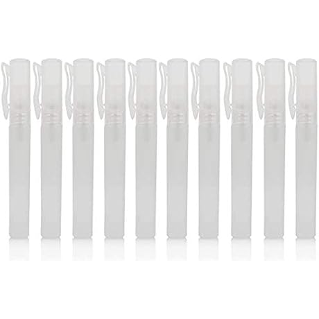 Micro Pen Spray Bottle Set of 10 - Ideal for Essential Oils,...