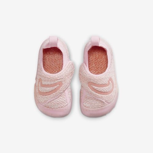 Nike Swoosh 1 Baby/Toddler Shoes (FB3244-600, Pink Foam/Purple Agate/Sail/Red Stardust) Size 54