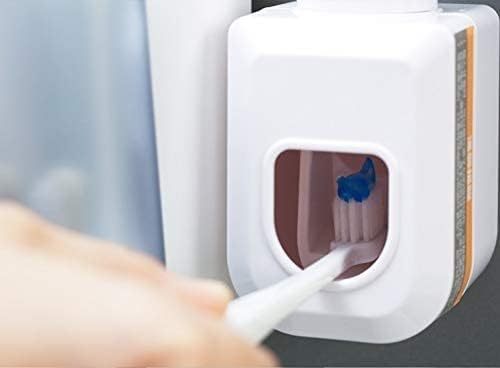 歯磨き粉ディスペンサー歯ブラシホルダーセット、歯磨き粉スクイーザー歯のブラシホルダーセットホルダー、マウントホルダー、グリッドバスル