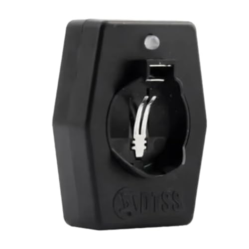 Louttary   Cargador de batería con botón portátil Mini LIR2032 LIR2025 LIR 2016 (carga tipo C) para pilas Li ION 3,6 V
