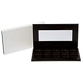 Multi-colored Water Color, Marble Empty Magnetic Makeup Palette with Metal Stickers, Holds 35 standard sized eyeshadows. Depot Eyeshadows, Highlighters, and Blushes