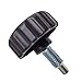 Universal Pop Pin Pull Pin Spring Knob Screw Replacement Parts for Exercise Machines Sports Bike Fitness Equipment Black