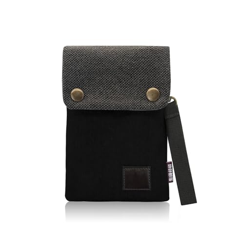 Small Crossbody Purse, Denim Cell Phone Purse Small Purses for Women and Men, Multi-Pocket Small Crossbody Bag