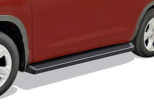 Estribos APS Premium Running Boards 6in Negro para Toyota Highlander miniatura 4