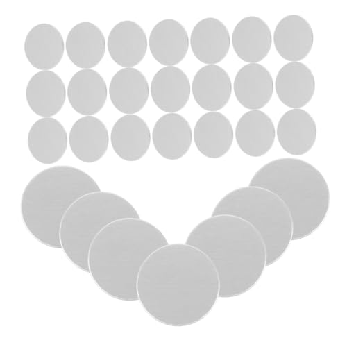 OUNONA 300pièces Disques Étanchéité Aluminium Pour Bouteilles Plastique Pe Joints Intérieurs Étanches Pour Flacons Cosmétiques Joints Thermoscellables Pour Flacons Huiles Essentielles