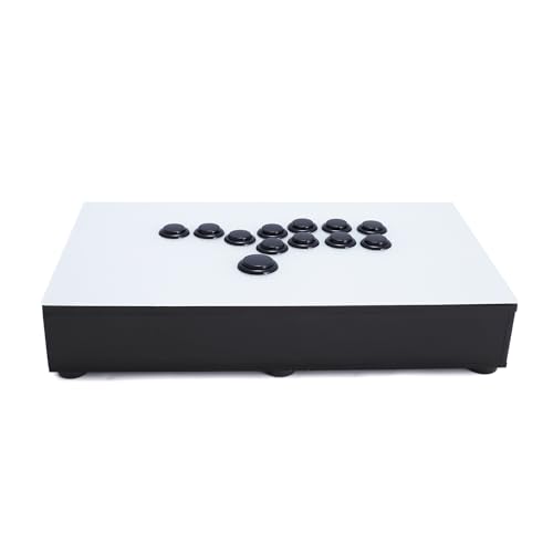 レバーレスコントローラー、全ボタン型アーケードコントローラー、ファイティングゲーム用コントロールスティック、PS4/PC対応のUSBケーブル (Black)