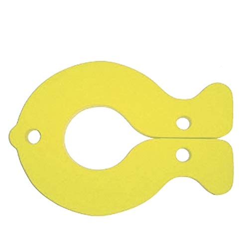 Tavoletta da nuoto per pesce galleggiante, colore: giallo