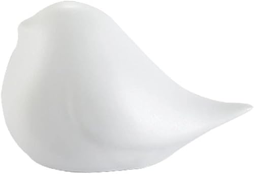 Adorno de cerámica de pájaro blanco golondrina paloma figura animal hecho a mano escultura ornamento artes oficina hogar escritorio decoración