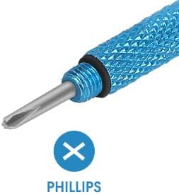 Miniatura 6 de UNEAK - Kit de reparación de destornilladores de lentes púrpura Precisión 3 en 1 Mini Destornilladores Llavero Gafas, Gafas de Sol, Gafas de Sol,