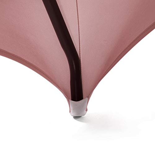 Image of Peomeise 2PCS 6FT Spandex Table Cover Rectangular Stretch Spandex Tablecloth (Dusty Rose,6FT)