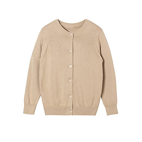 Girls Cardigan Casual Button-up Knit Sweater
