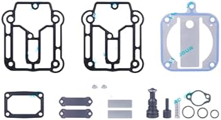 Air Brake Compressor Repair Kit with Valve kit for Detroit Diesel S60 / 23536774 / BA921 Closed Room/BENDIX 5018652/5018653 / 5018654/5018655 / 5018653/5018769 / 802789
