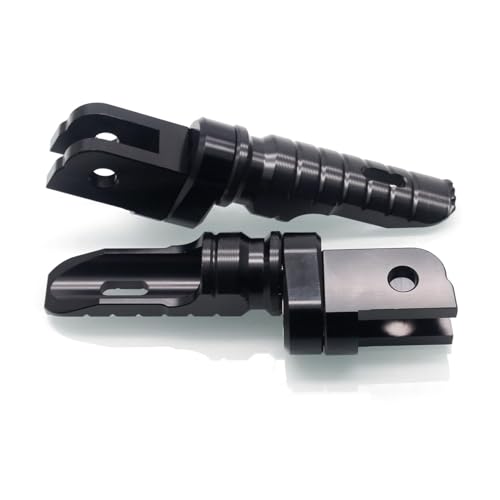 Image of MZS Motorcycle Foot Pegs Front 360 Roating Rider Footpegs Rest Pedal Black CNC Compatible with F900R, F900XR, Rninet, R nine T Scrambler /Pure, S1000R, S1000RR