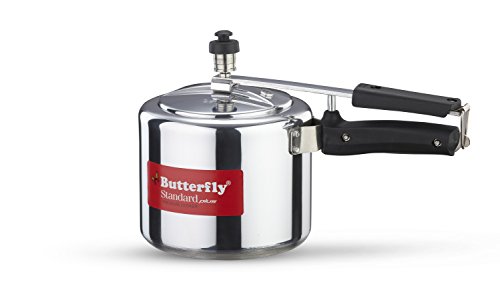 Butterfly Pressure Cooker with Weight Set and Gasket, 3 Litres, Silver (C2042B00000)