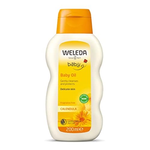 WELEDA Calendula Baby Oil 200ml | Fragrance Free | Baby Massage