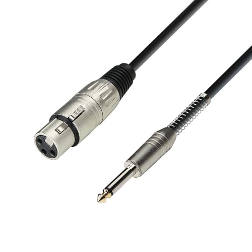 Adam Hall Cables 3 STAR MFP 0300 Mikrofonkabel XLR female auf 6,3mm Klinke mono 3 m