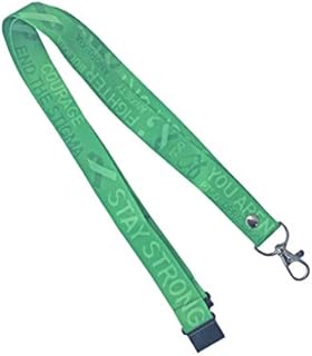Set of 3 Mental Health Awareness Lanyard - neck strap, ID HOLDER Safety Breakaway clip hope faith strength