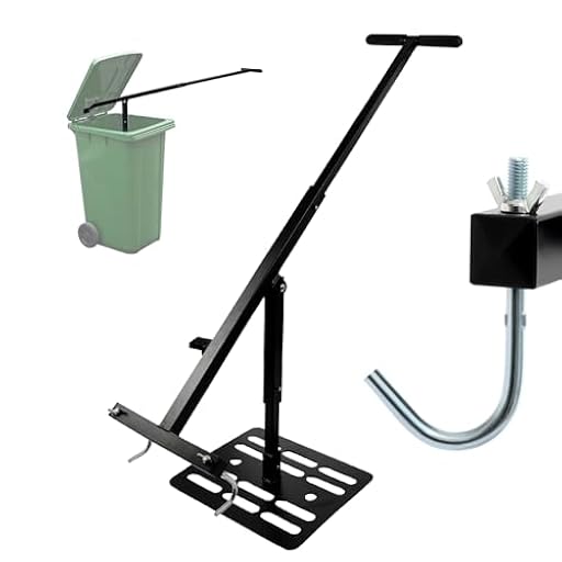 LANSHAFANG Prensa manual de basura, cubo de basura de 240 L, altura ajustable, residuos de cocina y jardín | Ya disponible en tu tienda friki favorita! En mundofriki.es! LANSHAFANG Prensa manual de basura, cubo de basura de 240 L, altura ajustable, residuos de cocina y jardín | Ya disponible en tu tienda friki favorita! En mundofriki.es!