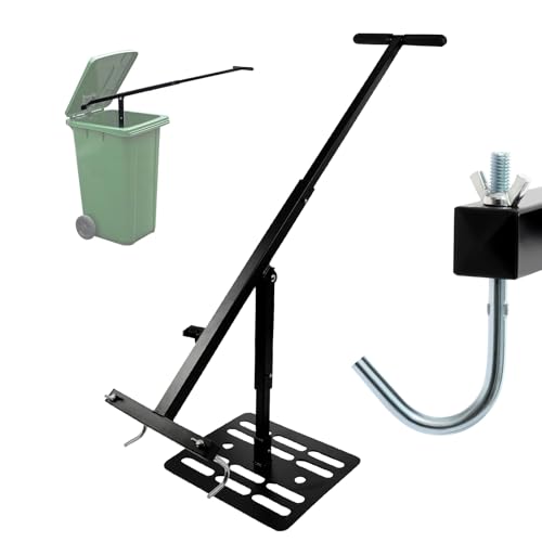 LANSHAFANG Prensa manual de basura, cubo de basura de 240 L,