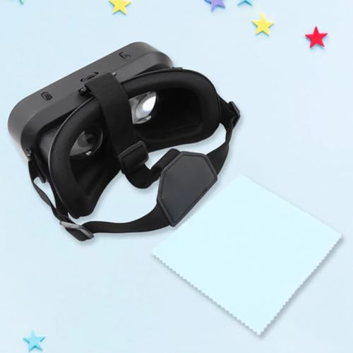 Image of VR 3D Virtual Reality Headset - Compatible with Android & iOS Smartphones | Immersive 360 Viewing Experience for Movies & Games | Adjustable Lenses & Comfortable Fit