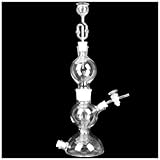 JiaoFengHeng Kipp Hydrogen Gas Generator Kipp's Apparatus Organic Chemistry Lab Glassware (250ml(Standard...