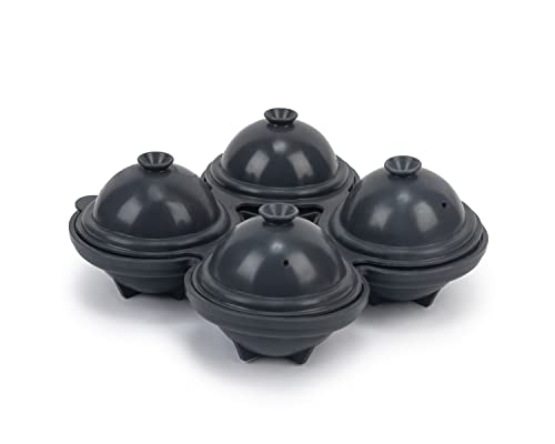 W&P Design Petal Ice Tray, Perfect Etched Spheres, Slow Melting for Whiskey and Cocktails, Food Grade Premium Silicone, Dishwasher Safe, BPA Free (WP-ICE-PET-CH) - Image 3