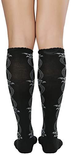 Image of ToBeInStyle Women's Acrylic Knee High Print Socks