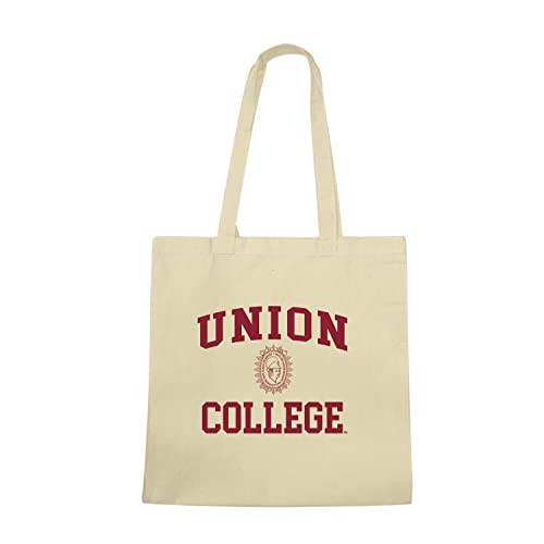 W Republic Union College Bulldogs Seal College Tote Bag - Natural,
