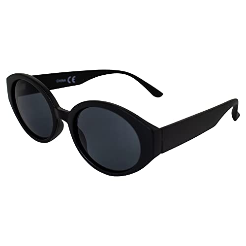 AlterImage Jackie Fashion Retro Sunglasses for Women Black Frame w/Smoke Lenses