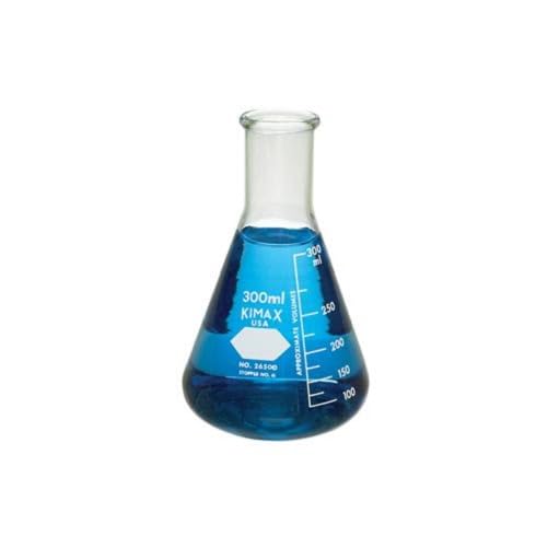DWK Life Sciences 26500-4000 Narrow Mouth Erlenmeyer Flask with Scale, 4000ml