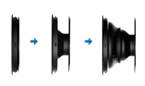 Cell Phone Grip Socket, Stand Grip And Tablet Holder With Expanding Sleeve Iphone Andriod Tabets And Other Hand Held Devices (Light Blue) #TOP2