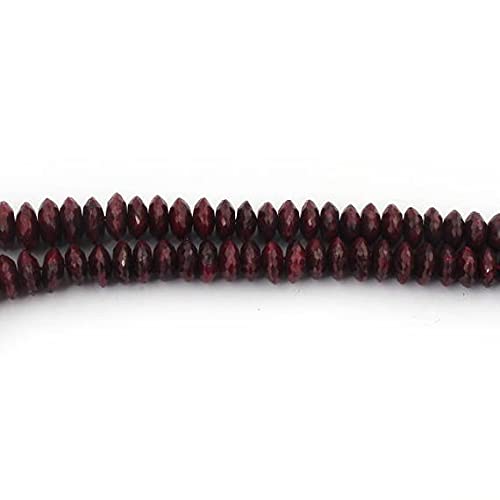 Rubis rondelles german cut pour créer vos bijoux de soirée