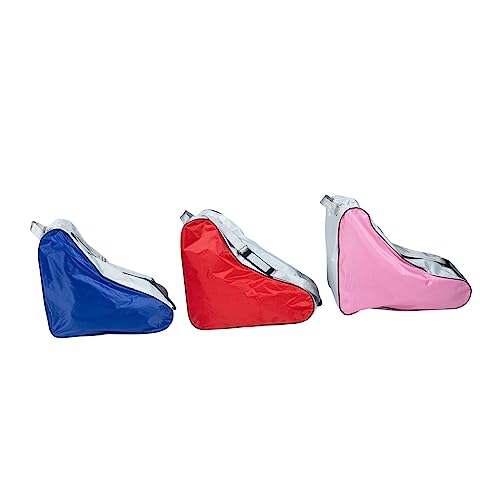 HANABASS 3pcs Roller Skates Pouch Ice Skate Bag for Men Women Portable Holder Zipper Storage Bag